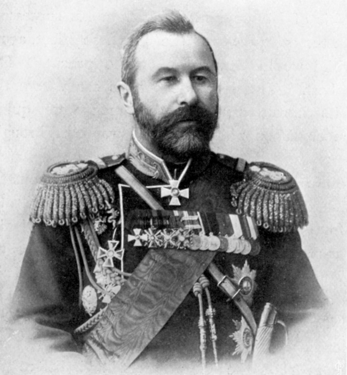 Aleksiej Nikołajewicz Kuropatkin, wojna rosyjsko-japońska, 1904-5 autorstwa Unbekannt