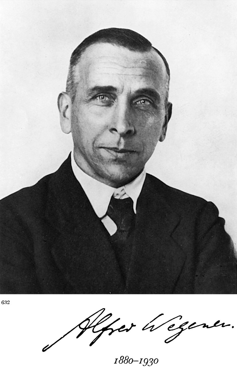 Alfred Lothar Wegener, niemiecki geofizyk i meteorolog autorstwa Unbekannt
