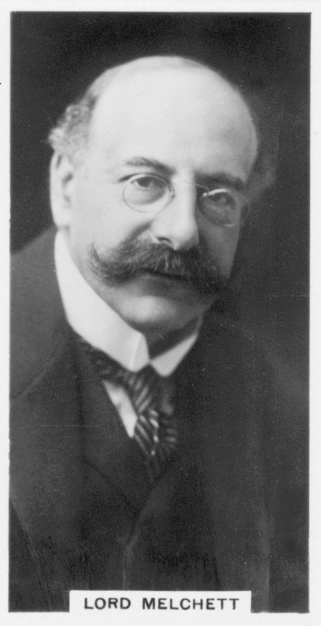 Alfred Moritz Mond, 1. baron Melchett, brytyjski przemysłowiec, ok. 1926 r. autorstwa Unbekannt