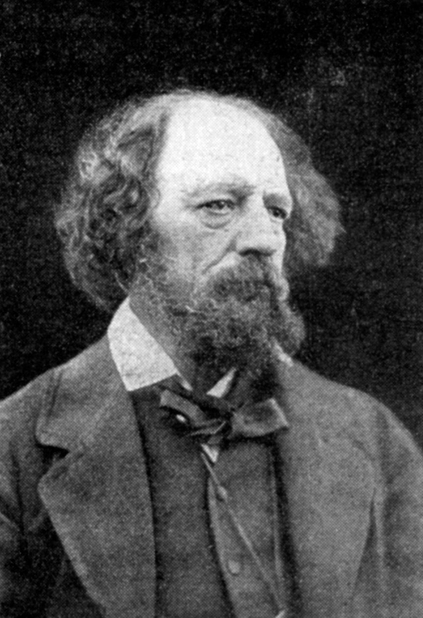 Alfred Tennyson, 1. baron Tennyson, angielski poeta, ok. 1880 r. autorstwa Unbekannt