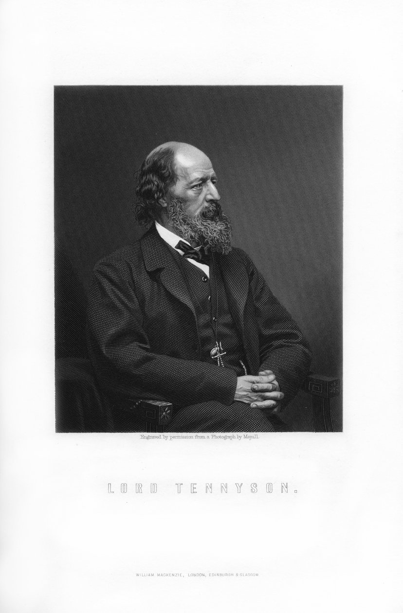 Alfred Tennyson, 1. Baron Tennyson, Poeta Laureat Wielkiej Brytanii, 1899 autorstwa Unbekannt