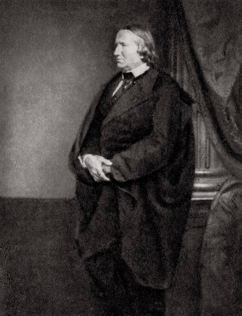 Alfred de Vigny, francuski poeta, dramaturg i powieściopisarz, 1862 autorstwa Unbekannt