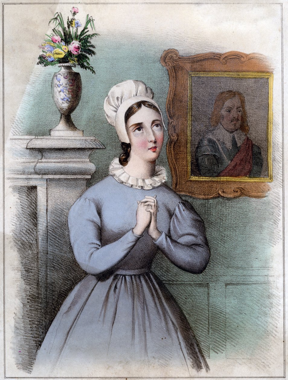 Alice Bridgenorth, postać z powieści Waltera Scotta Peveril of the Peak, XIX wiek autorstwa Unbekannt