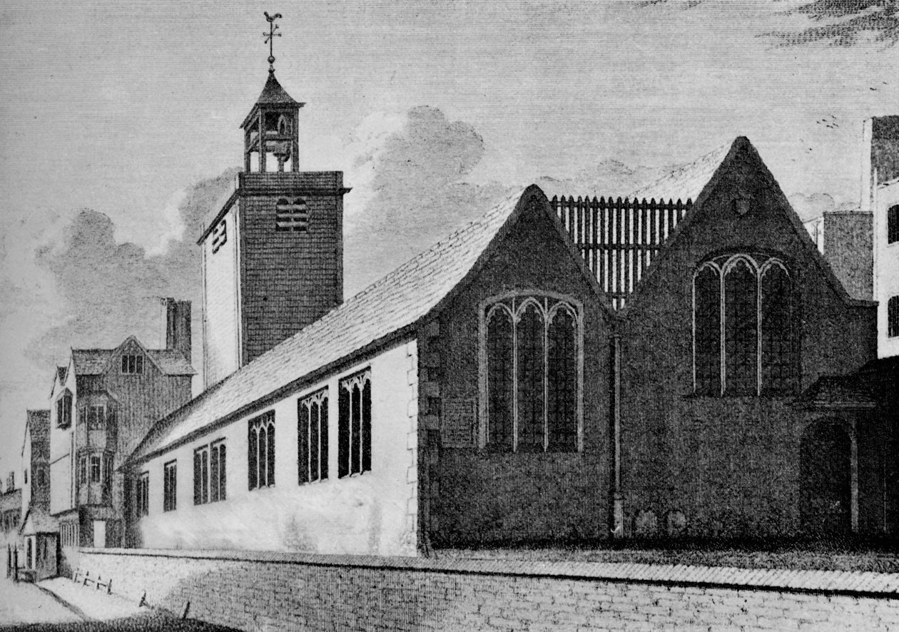 All Hallows Church, London Wall, City of London, c1901 1906 autorstwa Unbekannt