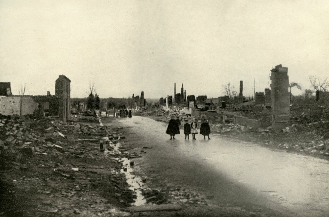 Wszystko, co pozostało z Sermaize, 1919. autorstwa Unbekannt