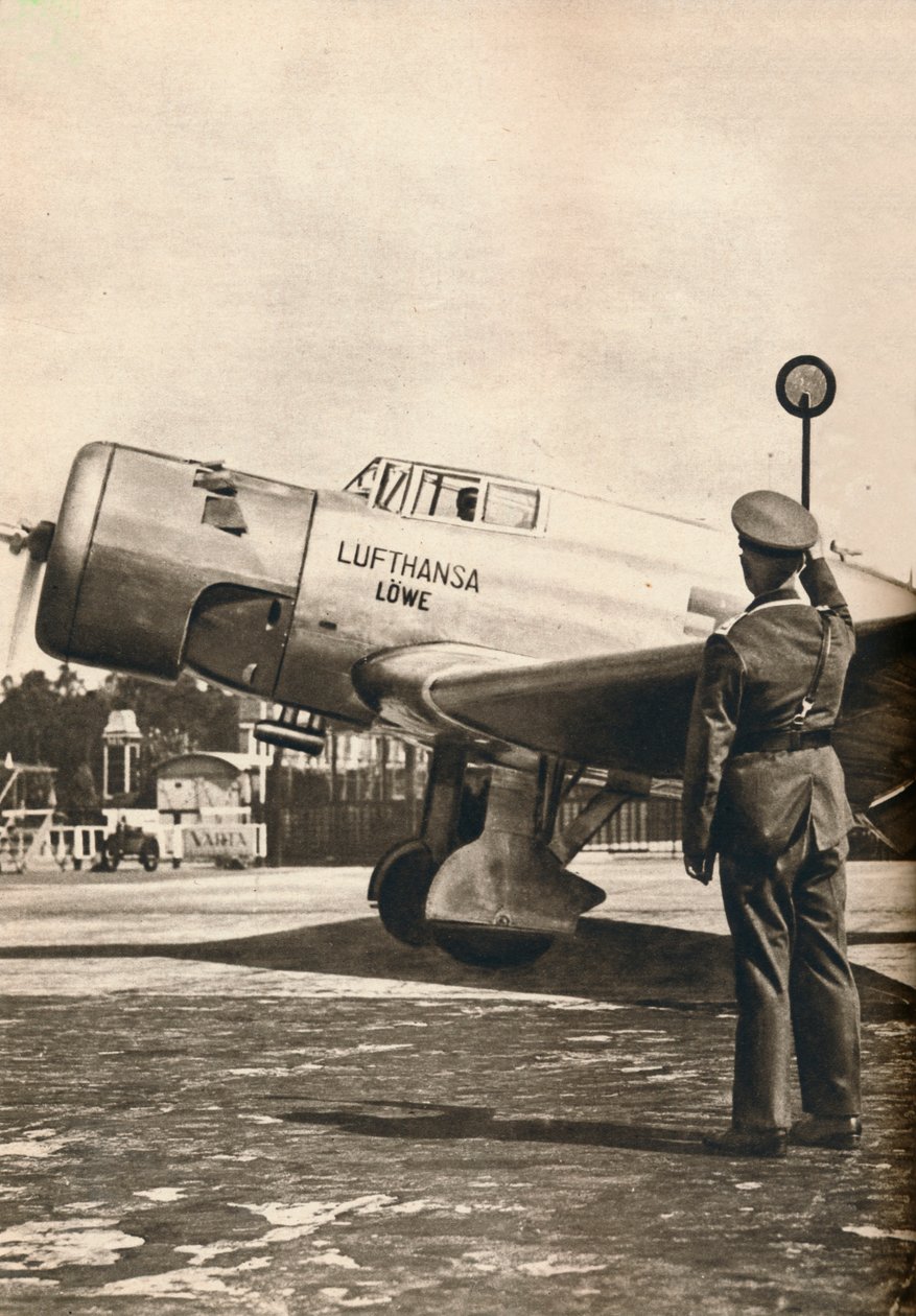 Wszystko jasne na początek na lotnisku Tempelhof w Berlinie, c1936 c1937 autorstwa Unbekannt