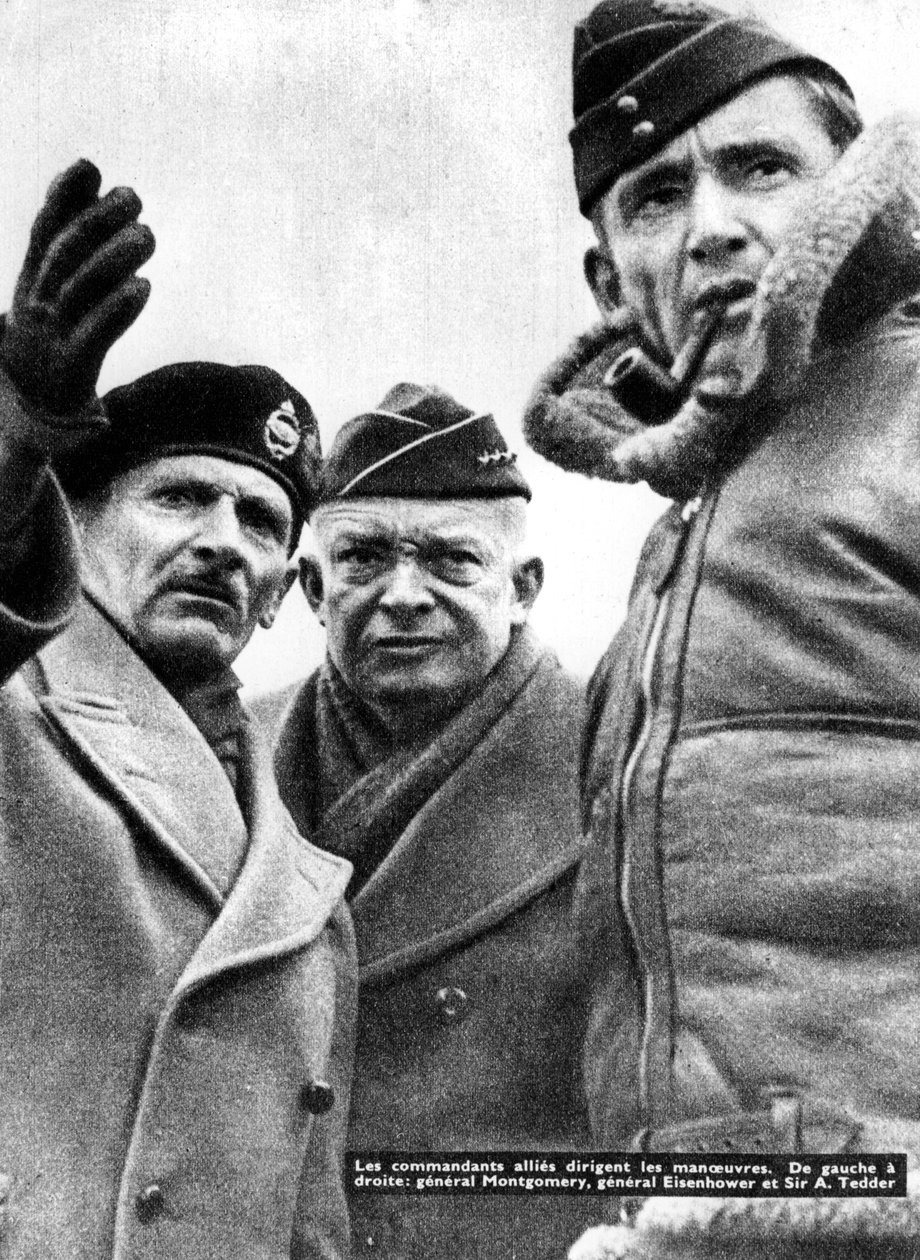 Dowódcy alianccy we Francji, 1944 autorstwa Unbekannt