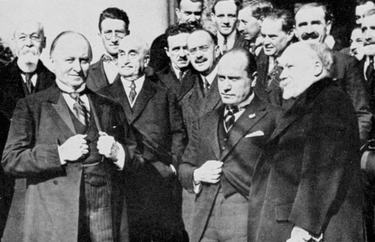 Przedstawiciele alianccy na konferencji w Lozannie, 1922 autorstwa Unbekannt