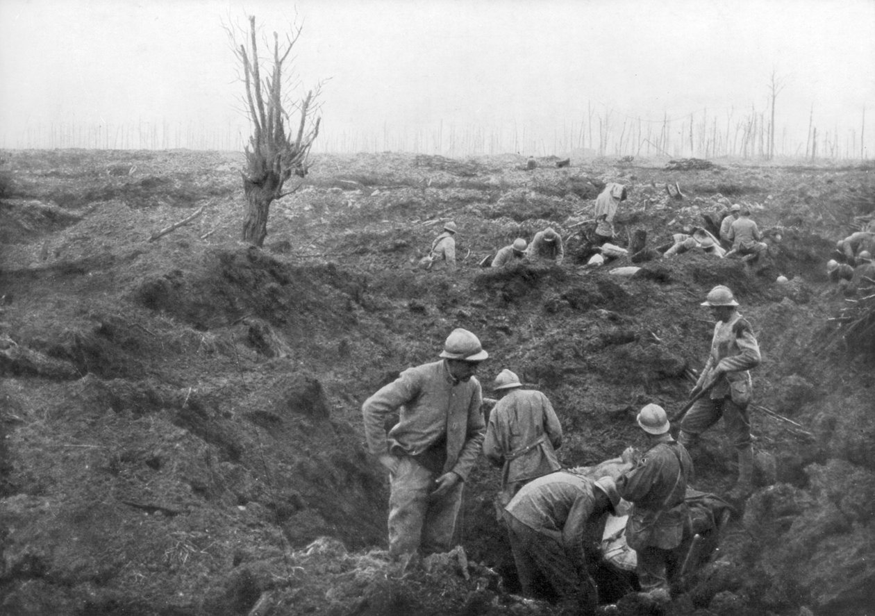 Wojska alianckie, 31 lipca 1917 nad Kanałem Yser, Belgia, 1926 autorstwa Unbekannt