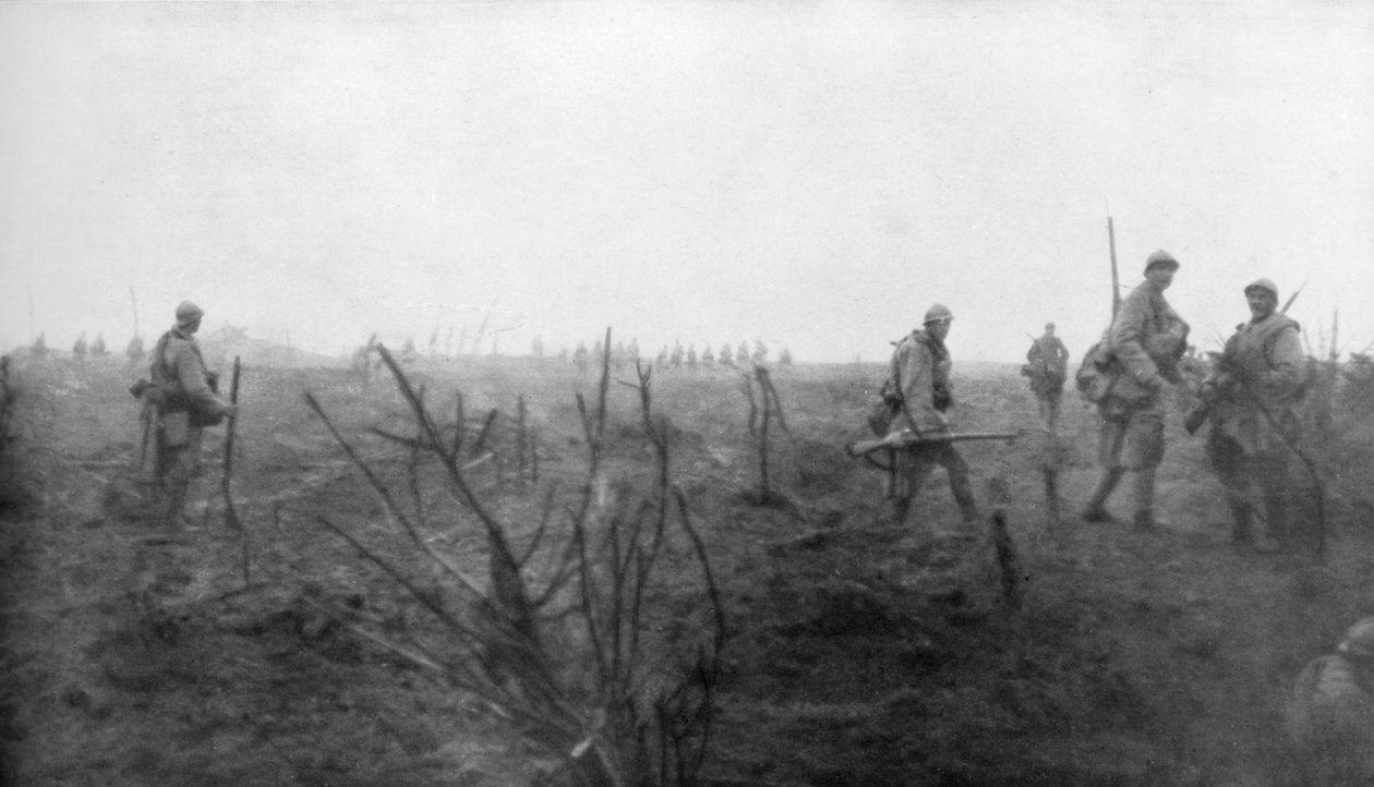 Wojska alianckie, 31 lipca 1917 nad Kanałem Yser, Belgia, 1926 autorstwa Unbekannt
