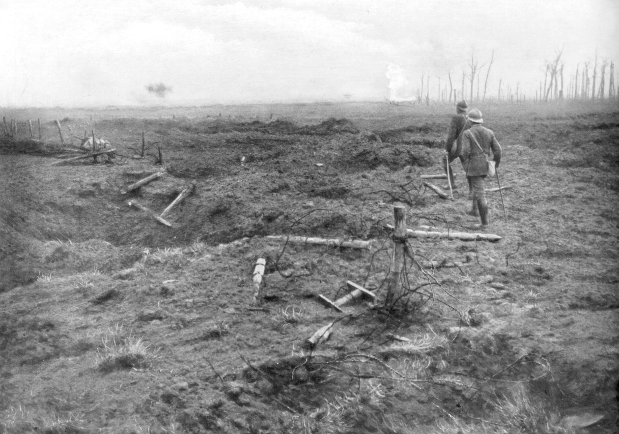 Wojska alianckie nad Kanałem Yser, Belgia, 31 lipca 1917 autorstwa Unbekannt