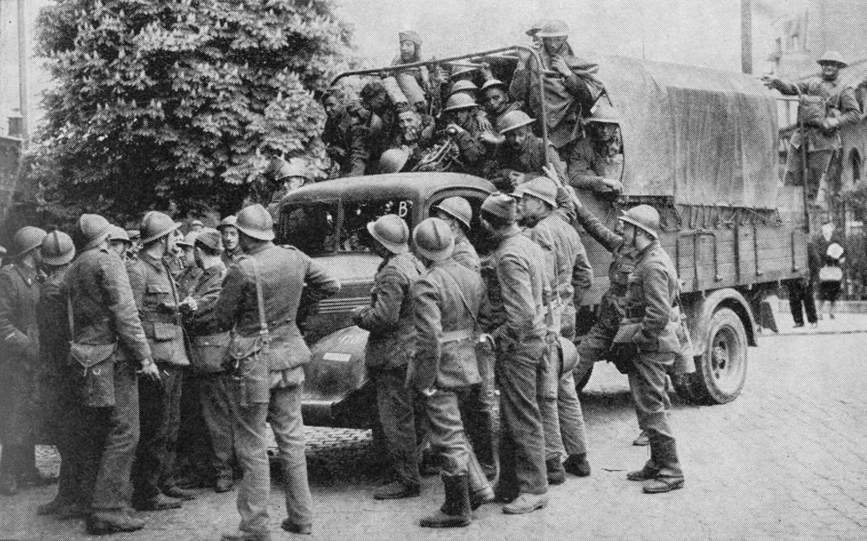 Sojusznicy idą na pomoc Belgii, 1940, 1940 autorstwa Unbekannt