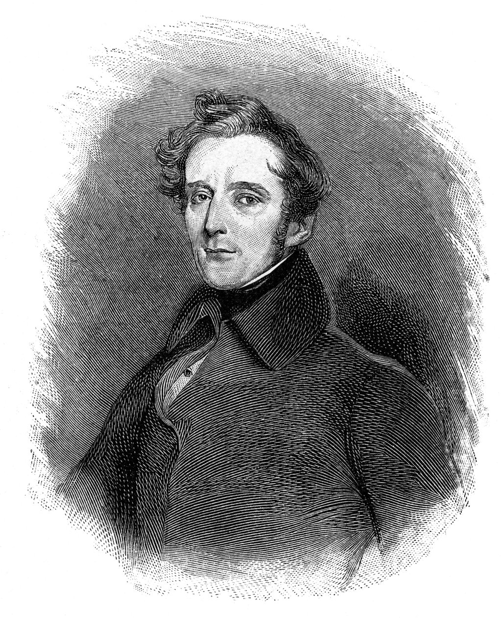 Alphonse de Lamartine 1790-1869, francuski pisarz, poeta i polityk, 1900 autorstwa Unbekannt
