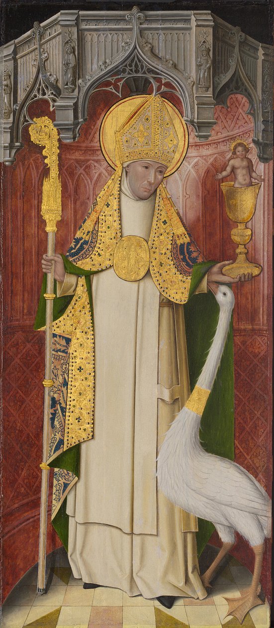 Ołtarz z Thuison-les-Abbeville: Św. Hugh z Lincoln, 14901500. autorstwa Unbekannt