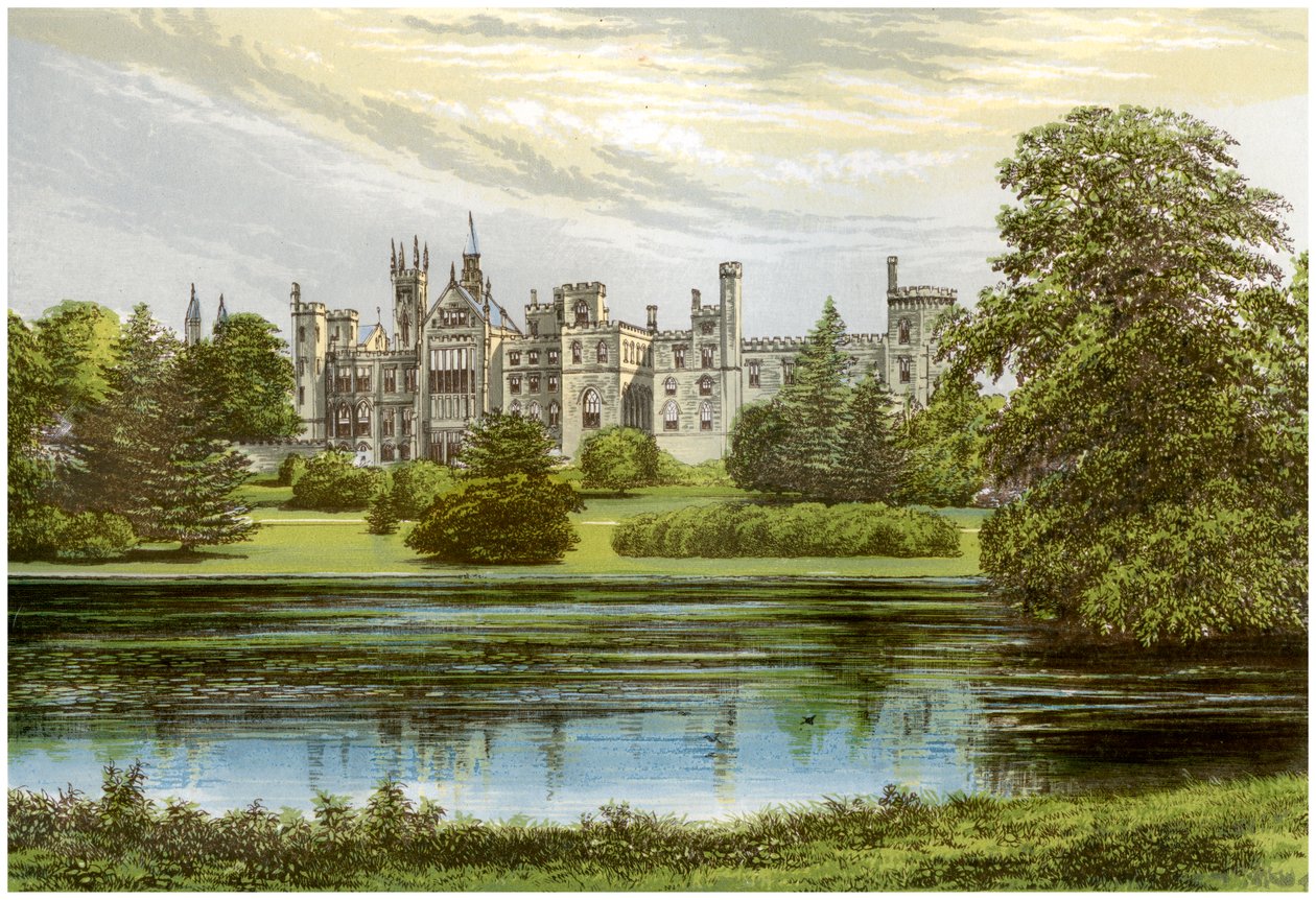 Alton Towers, Staffordshire, dom hrabiego Shrewsbury, ok. 1880 autorstwa Unbekannt