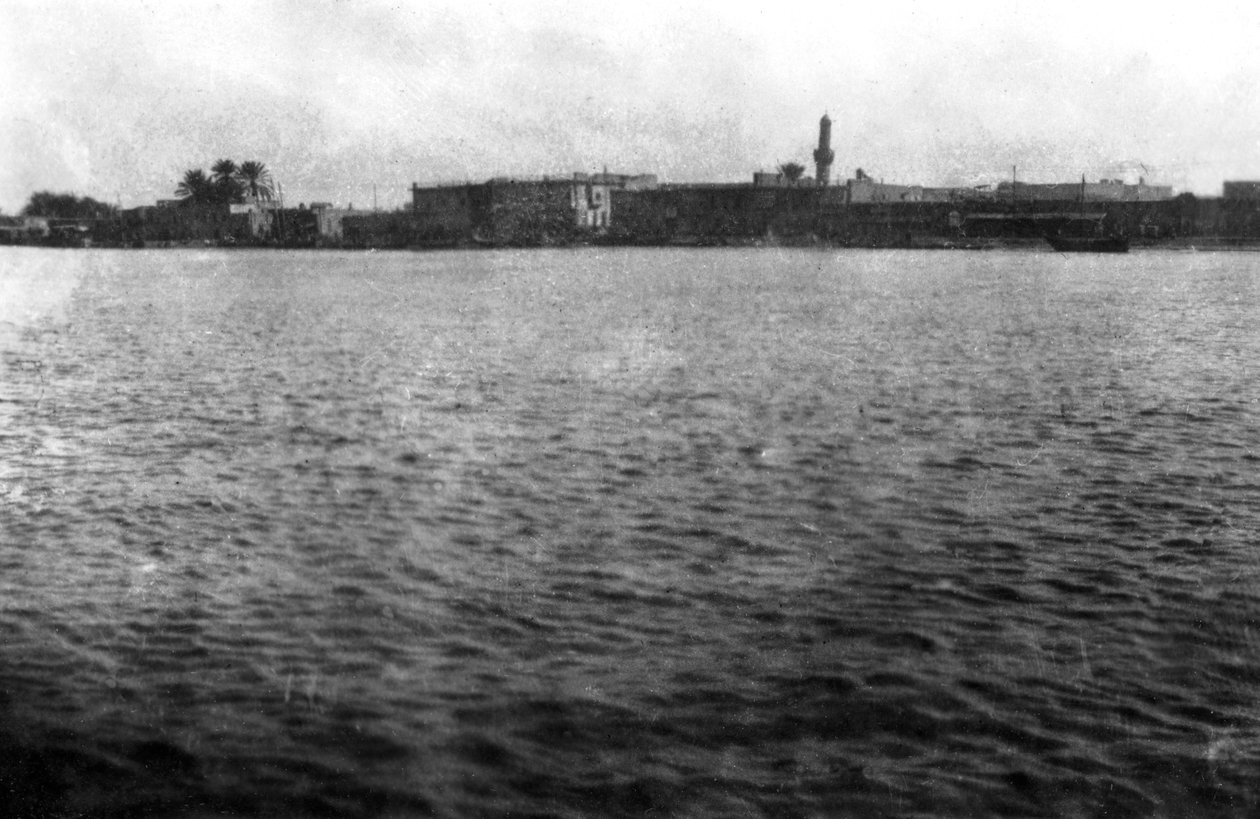 Amara, nad rzeką Tygrys, Mezopotamia, 1918 autorstwa Unbekannt