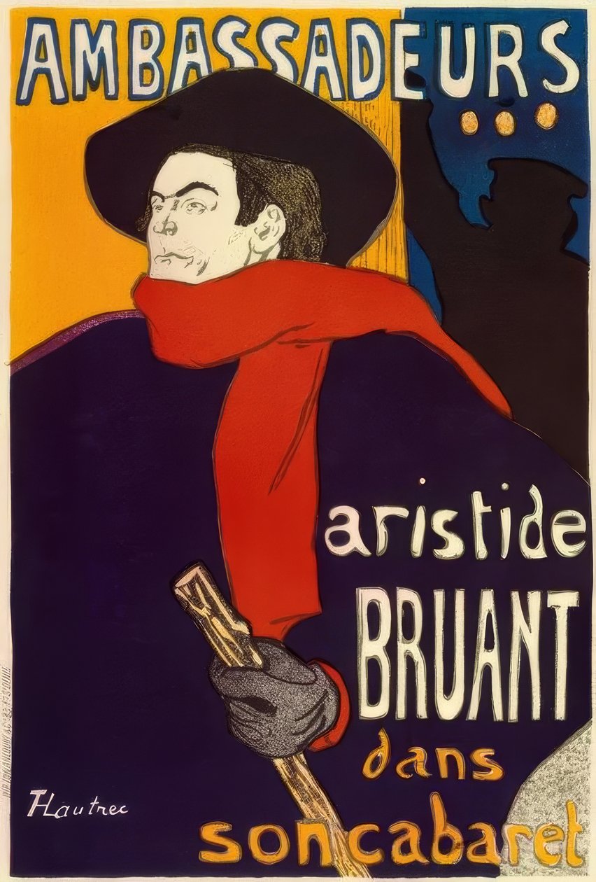Ambasadorzy, Aristide Bruant autorstwa Unbekannt