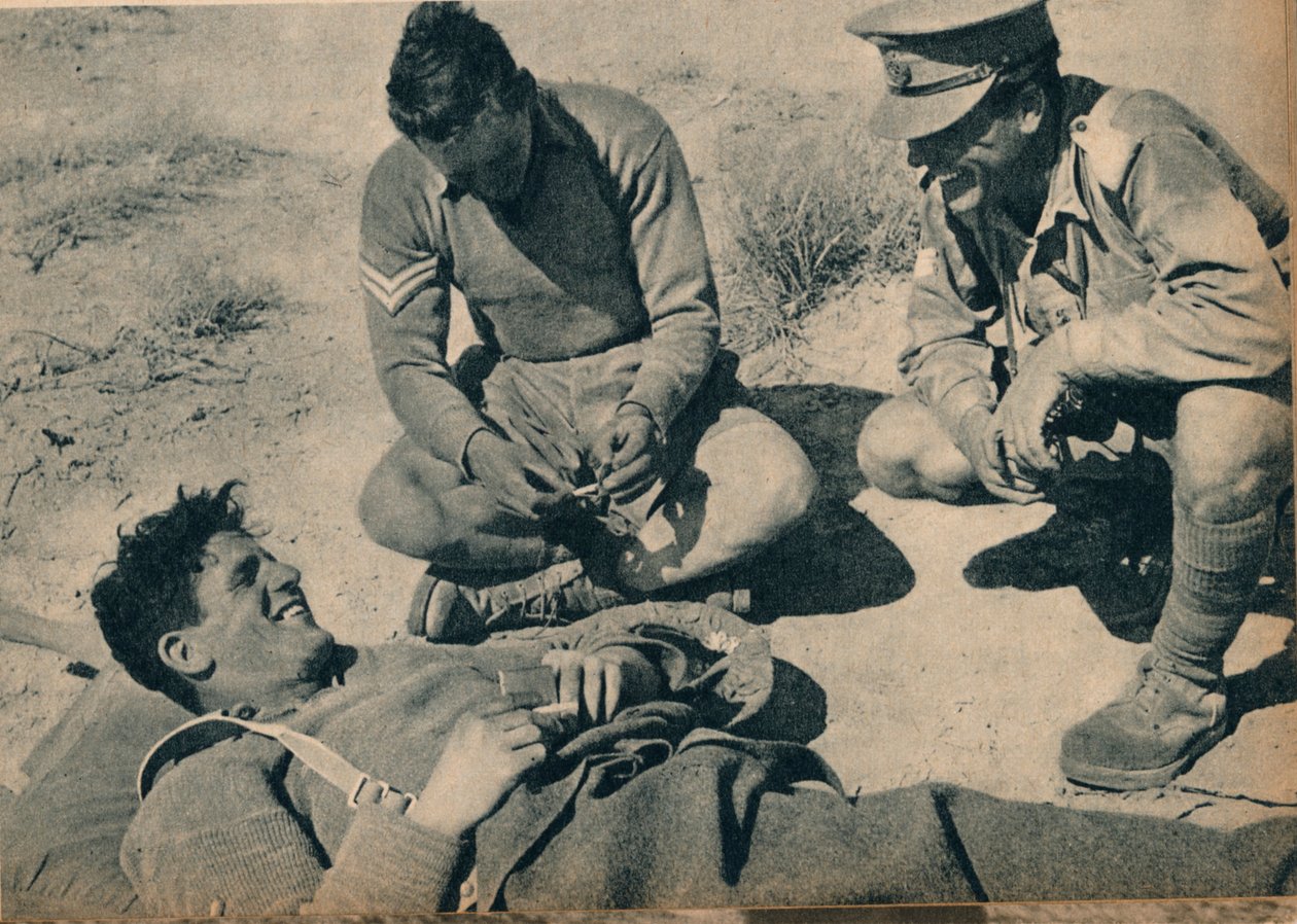 Karetka pogotowia z rannym strzelcem przeciwpancernym, c1942 1944 autorstwa Unbekannt