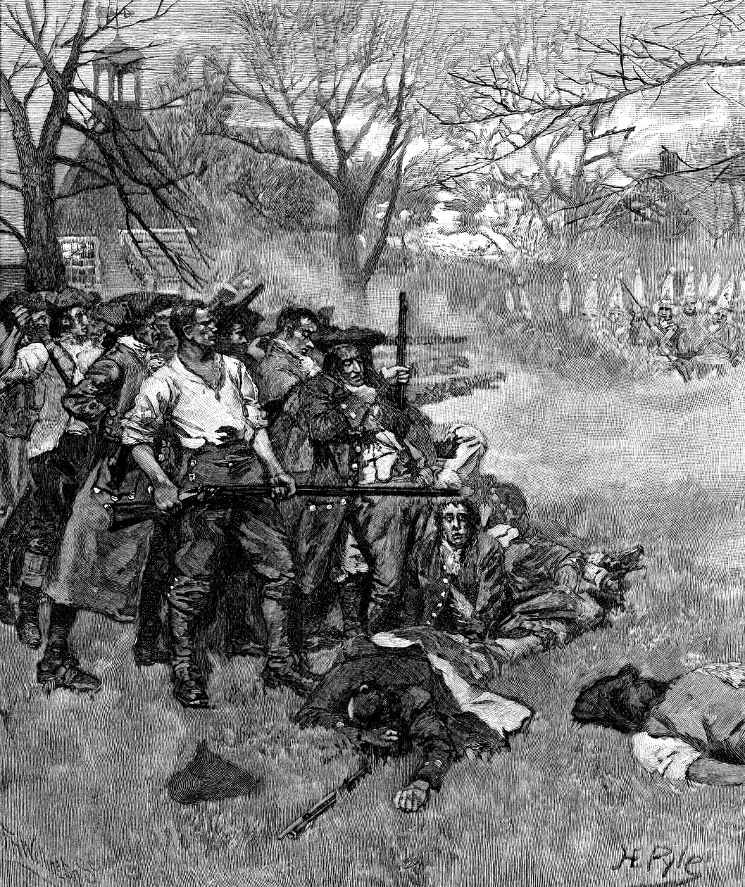 Amerykańska wojna o niepodległość, 1775, 1875 autorstwa Unbekannt