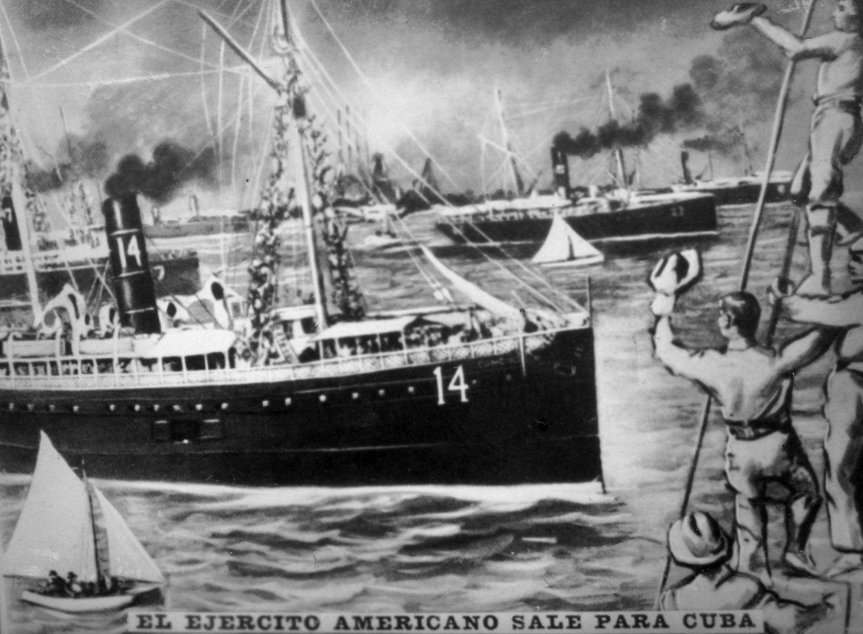 Armia amerykańska wyjeżdża na Kubę, 1898, 1920 autorstwa Unbekannt