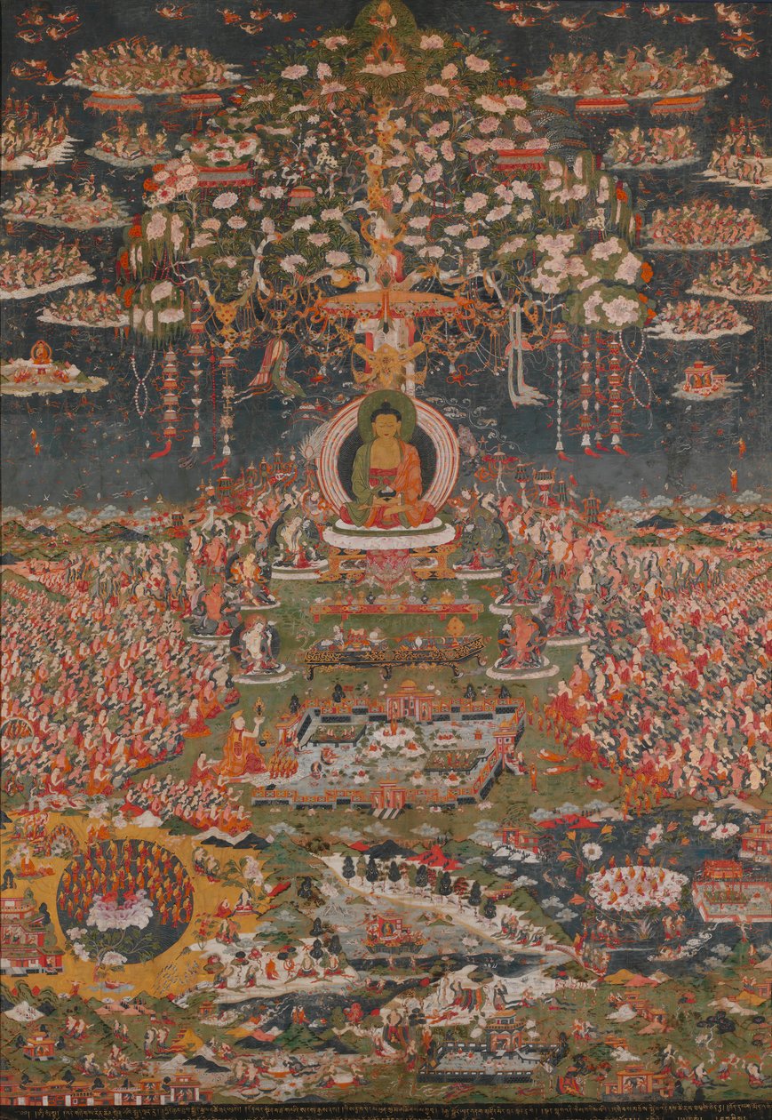Amitabha, Budda Zachodniej Czystej Krainy Sukhavati, ca. 1700. autorstwa Unbekannt