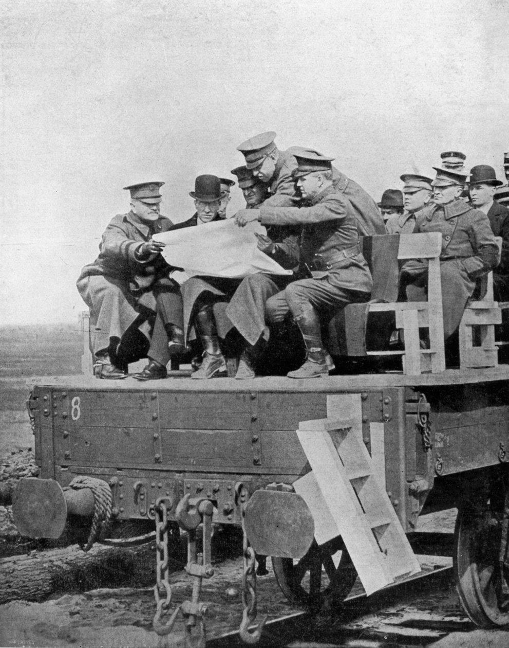 Konferencja służby czynnej na froncie zachodnim, I wojna światowa, 1917, ok. 1920 autorstwa Unbekannt