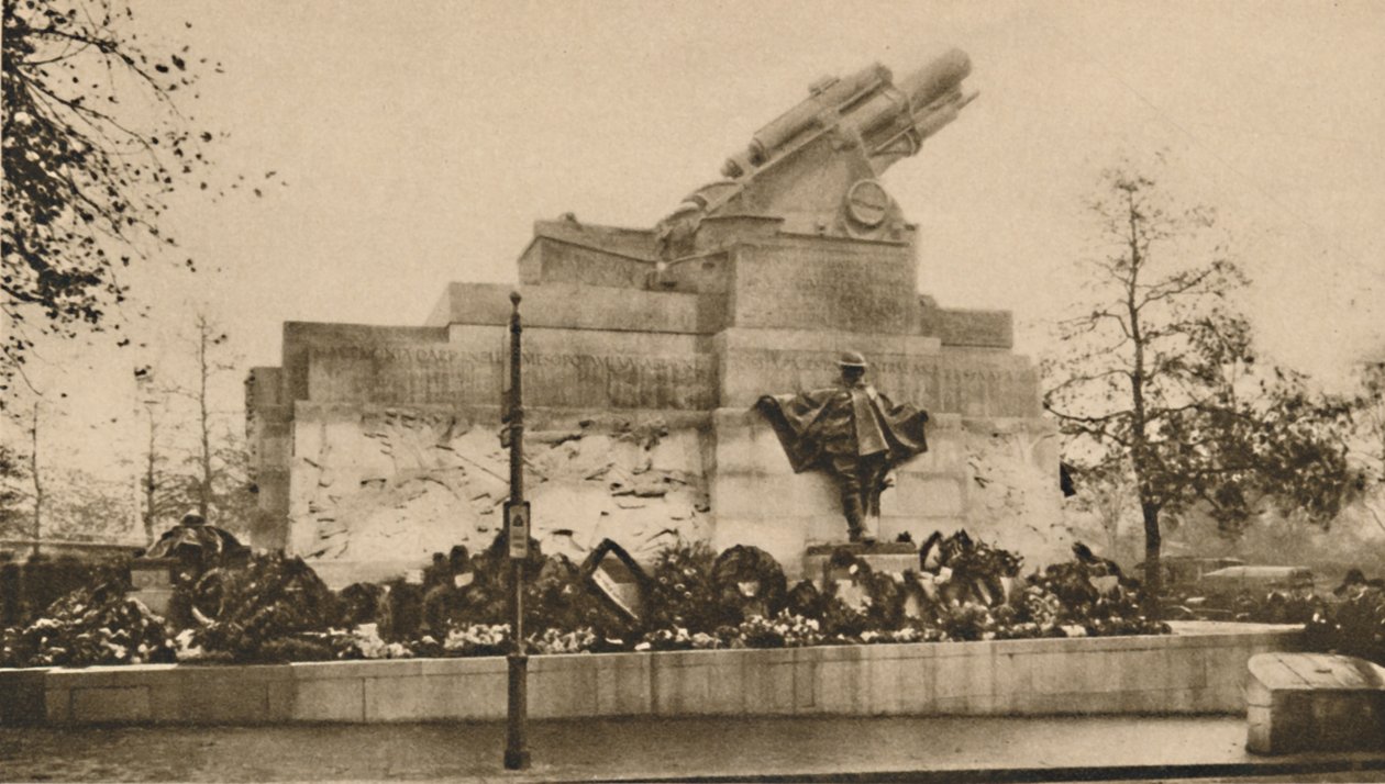 Dodatek do londyńskich zabytków: Królewski Pułk Artylerii Memorial, c1935. autorstwa Unbekannt
