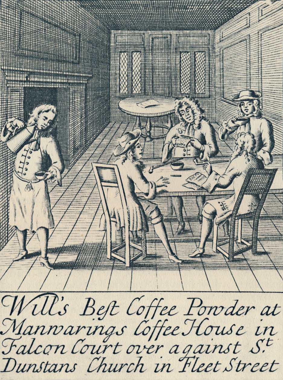 Reklama dla Wills Coffee House ok. 1700, 1944. autorstwa Unbekannt