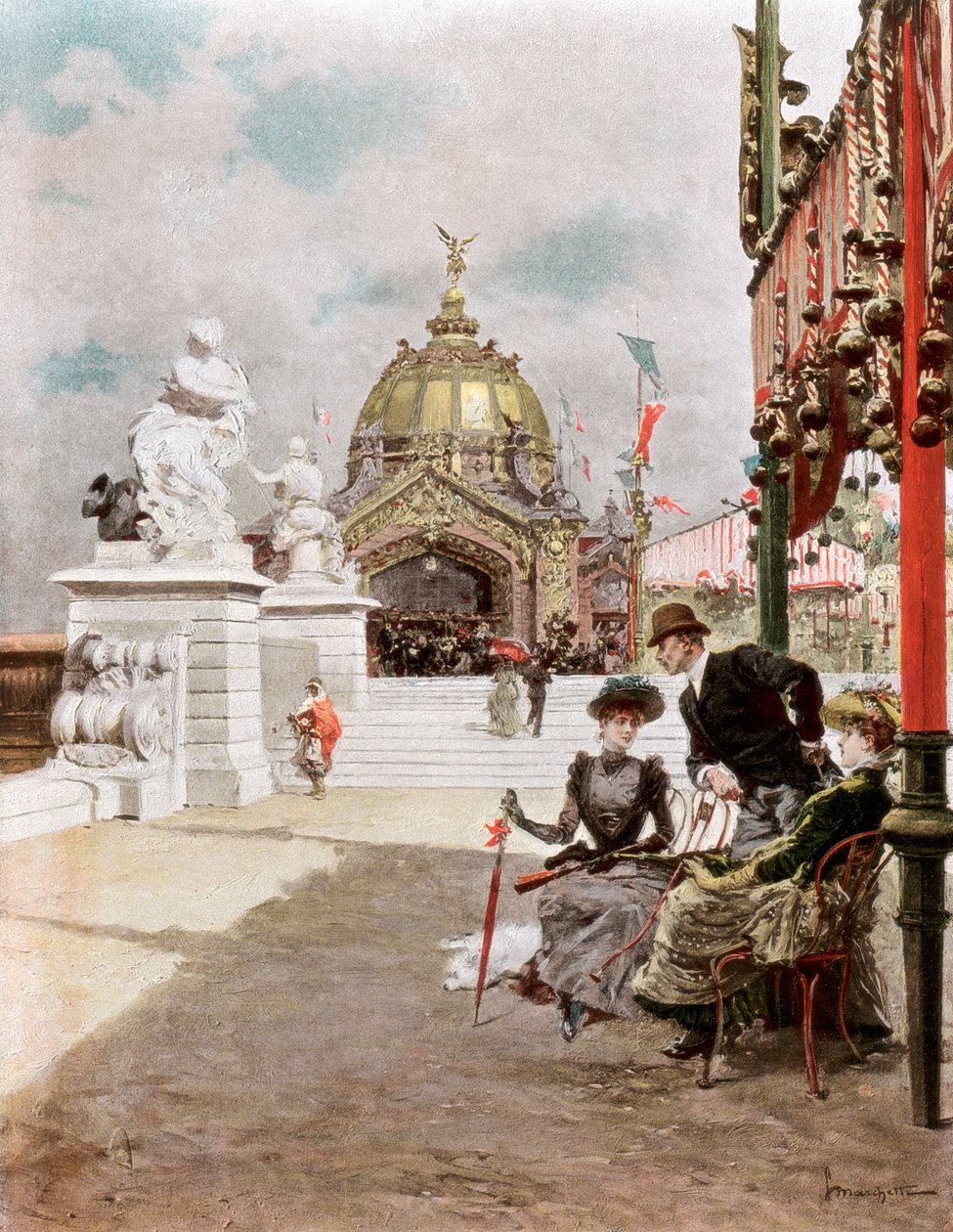 Popołudnie na wystawie, 1889 autorstwa Unbekannt