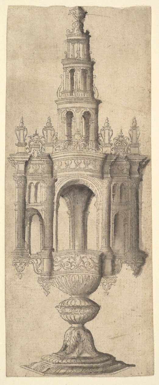 Monstrancja architektoniczna, ca. 1530-40. autorstwa Unbekannt