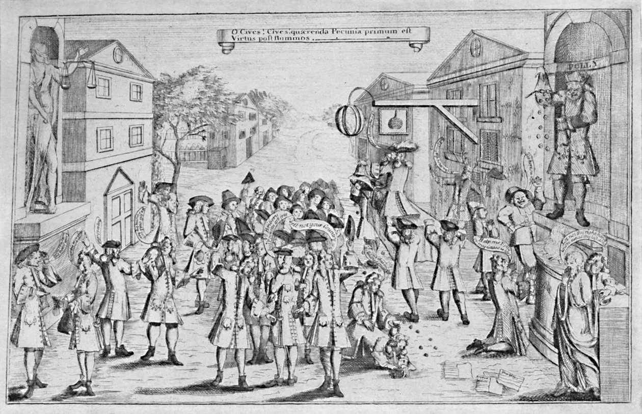 Wybory wygrane przekupstwem, 1727, 1904 autorstwa Unbekannt