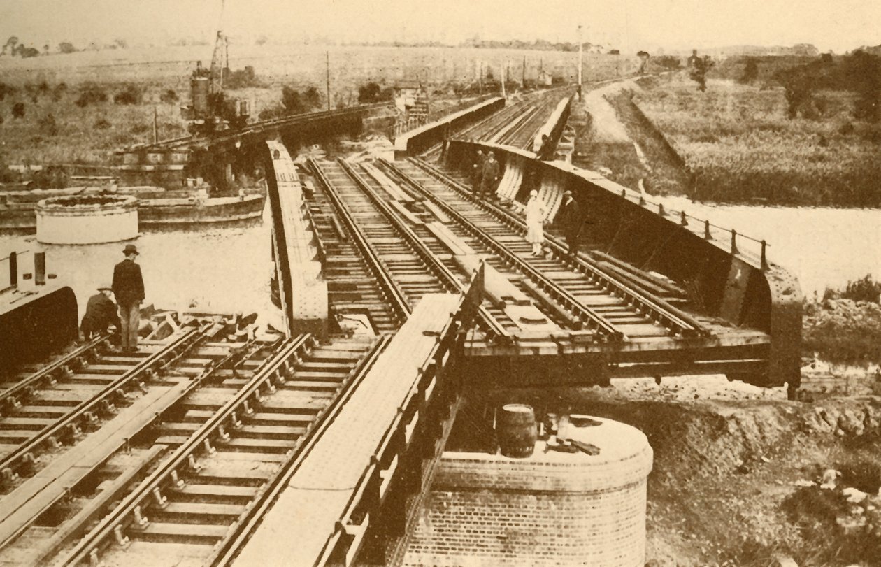 Elektrycznie sterowany most obrotowy w Beccles, niedaleko Yarmouth London i North Eastern Railway autorstwa Unbekannt
