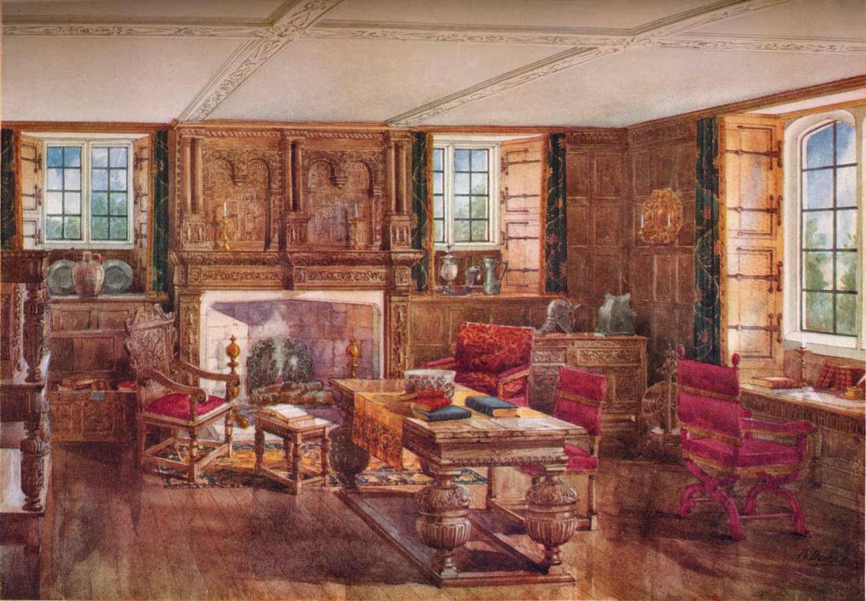 Salon elżbietański, XIX w., 1923 autorstwa Unbekannt