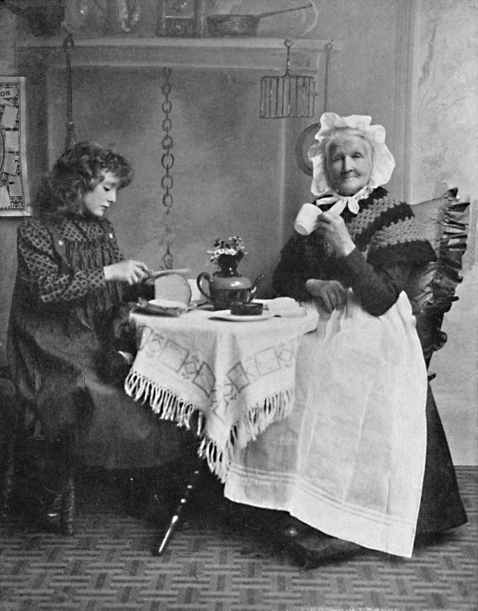 Scena angielskiej chaty, 1912 autorstwa Unbekannt