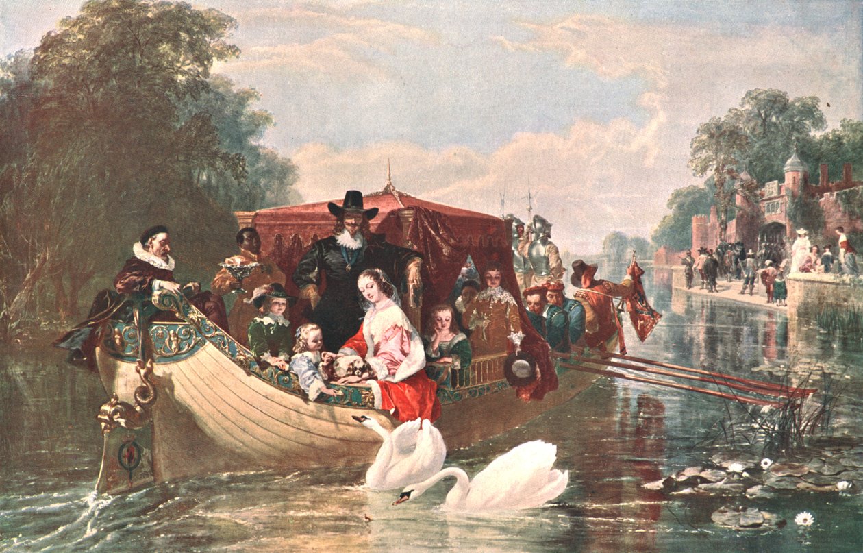 Epizod w szczęśliwe dni Karola I, 1853, c1902. autorstwa Unbekannt