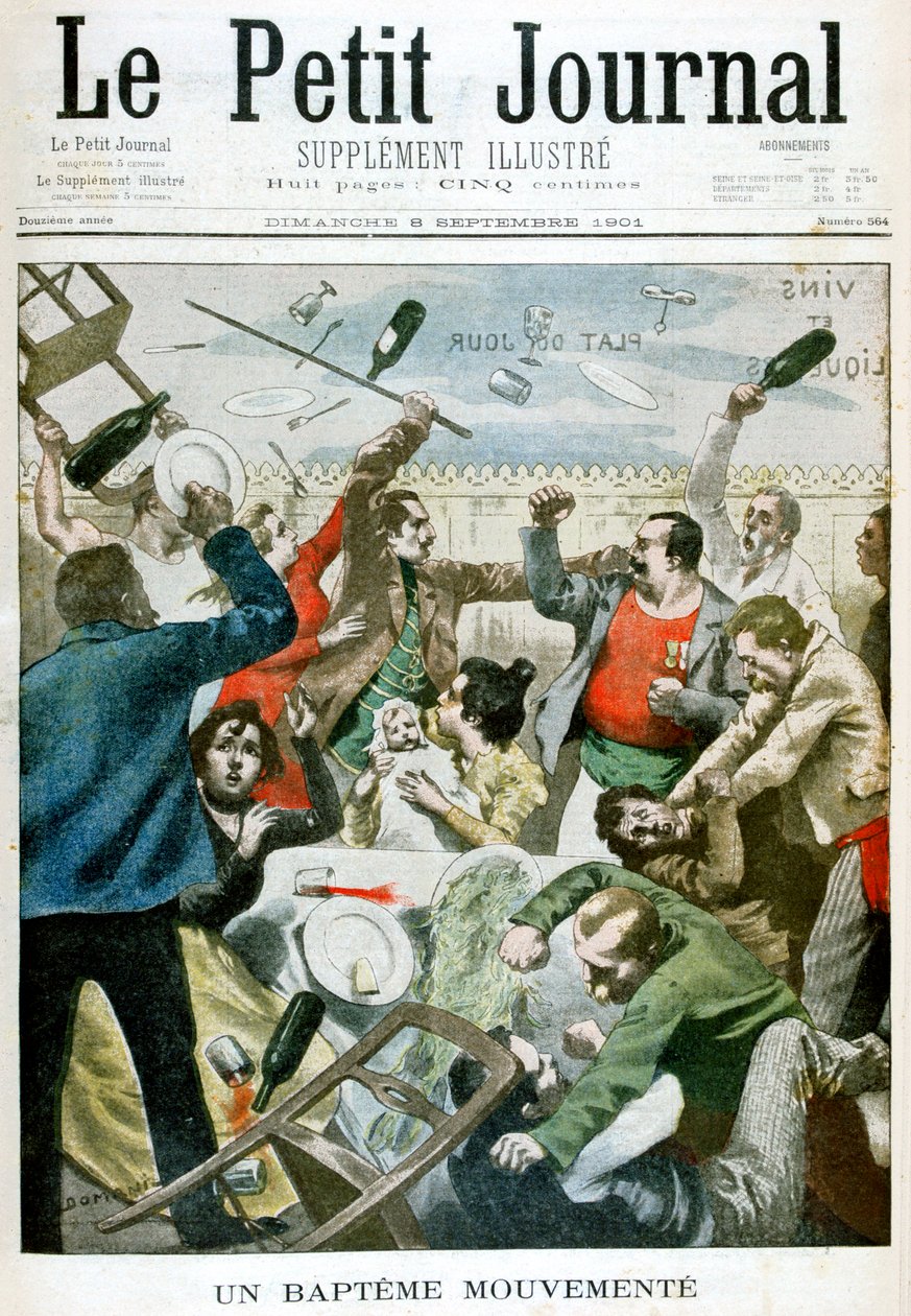 Niezwykły chrzest, 1901 autorstwa Unbekannt
