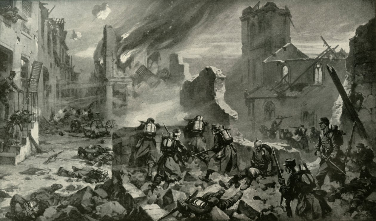 Incydent w bitwach nad Mozą, 1919. autorstwa Unbekannt