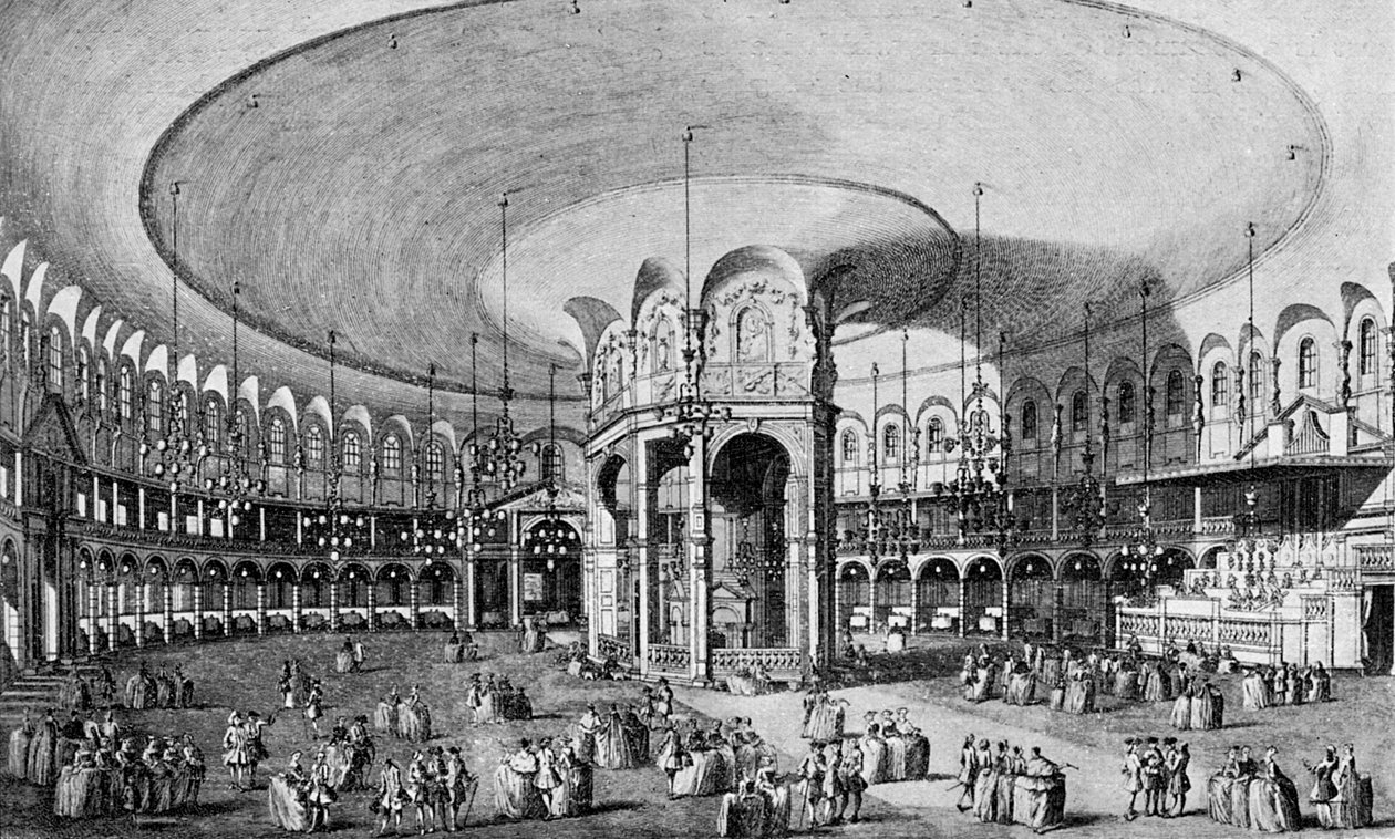 Widok wnętrza rotundy w ogrodach Ranelagh, 1899 autorstwa Unbekannt