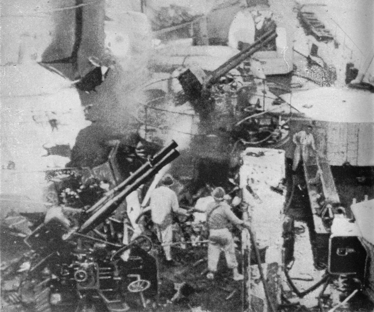 Trafienie włoskiego pancernika, 1940 1943 autorstwa Unbekannt