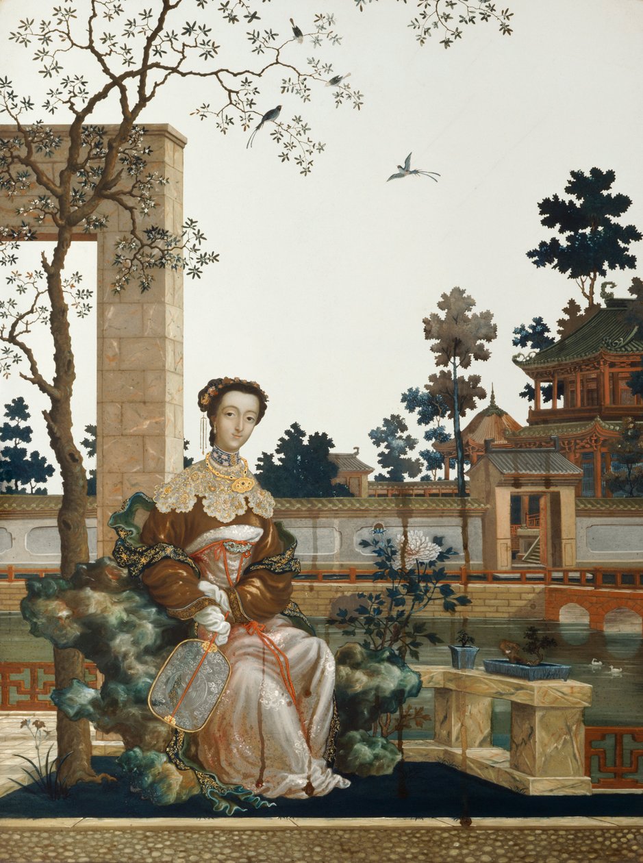 „Piękno orientalne”, chiński, ok. 1760 r. autorstwa Unbekannt