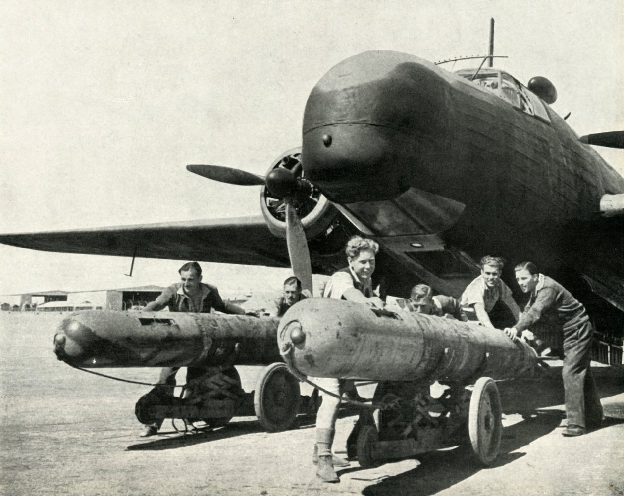 Samolot, który mógł przenosić torpedy na wiele setek mil, c 1942-1943, 1945. autorstwa Unbekannt
