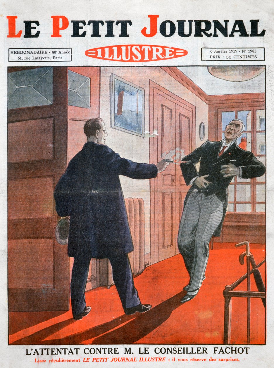 Atak na radnego Fachota, 1929 autorstwa Unbekannt
