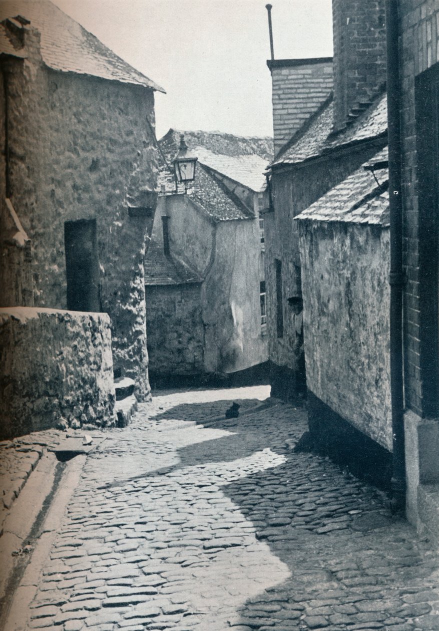 Stara część St Ives w Kornwalii, zaplanowana jako obszar oczyszczania slumsów, 1935 autorstwa Unbekannt