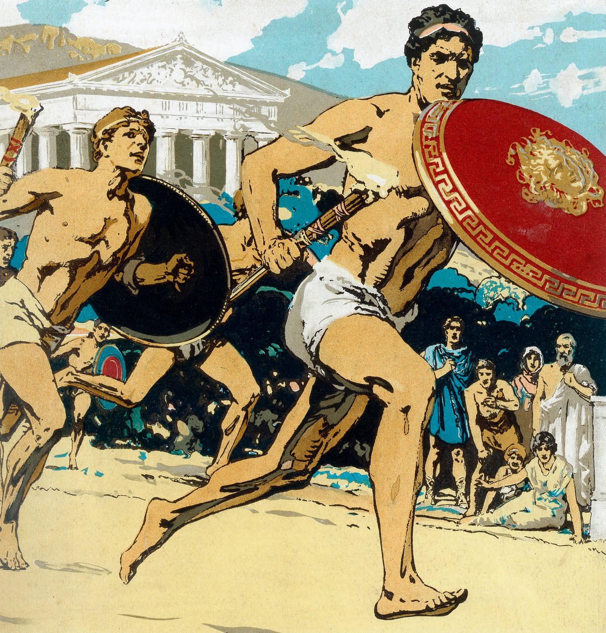 Starożytne Igrzyska Olimpijskie: sztafeta, 1922 autorstwa Unbekannt