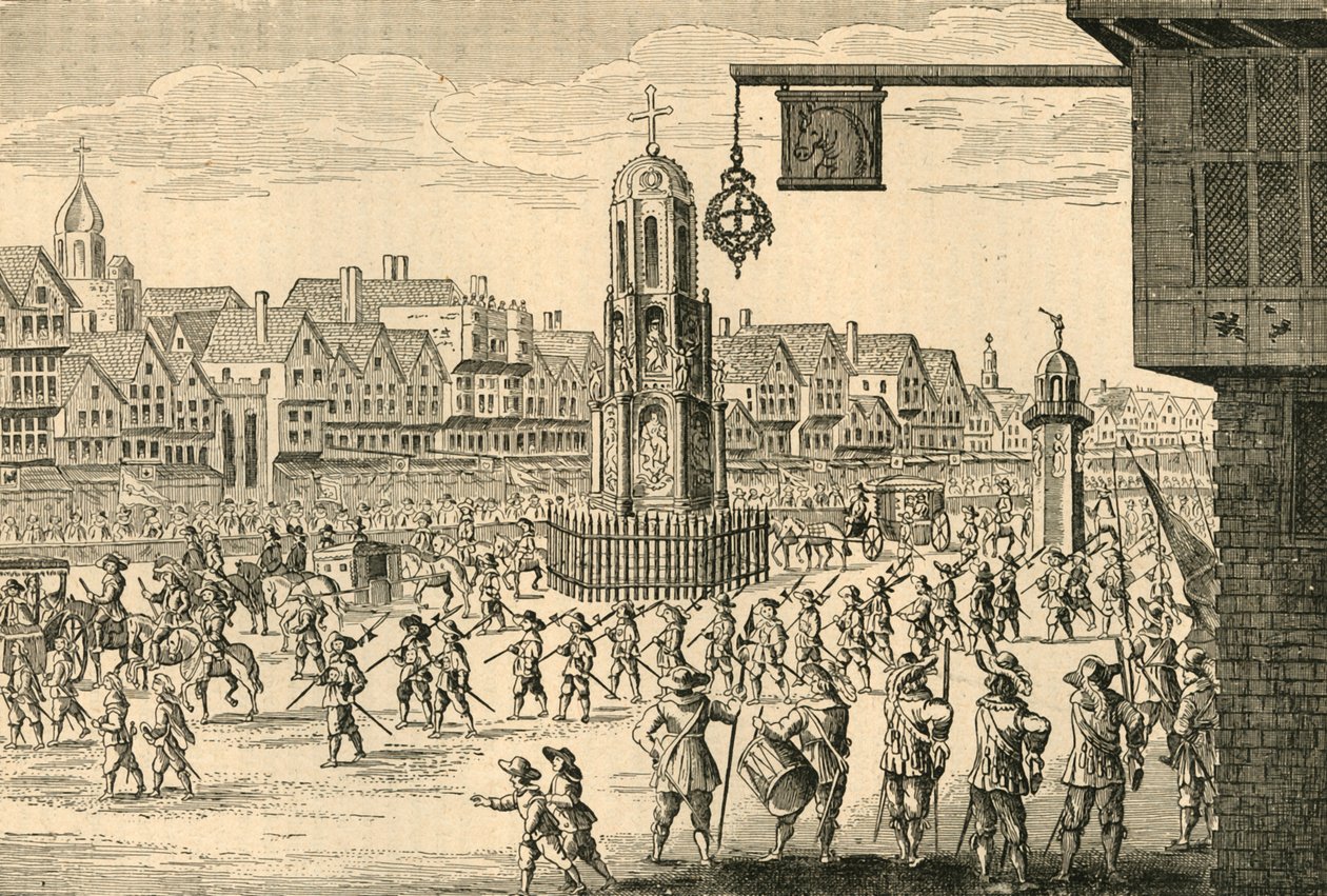 Starożytny widok Cheapside, 1897. autorstwa Unbekannt