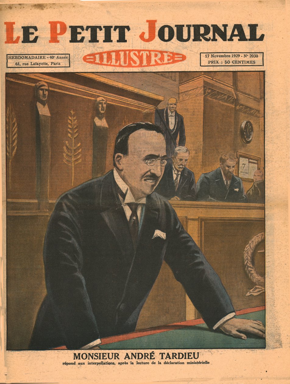 André Tardieu odpowiada na pytania, 1929. autorstwa Unbekannt