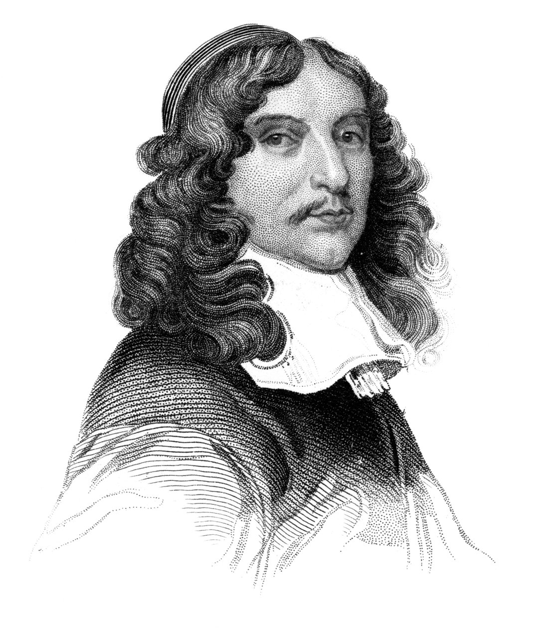 Andrew Marvell, XVII-wieczny angielski poeta metafizyczny, ok. 1850 autorstwa Unbekannt