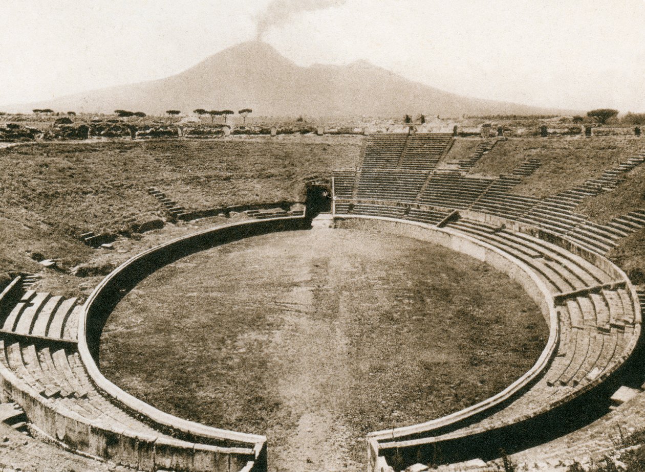 Anfiteatro, Pompeje, Włochy, ok. 1900 autorstwa Unbekannt