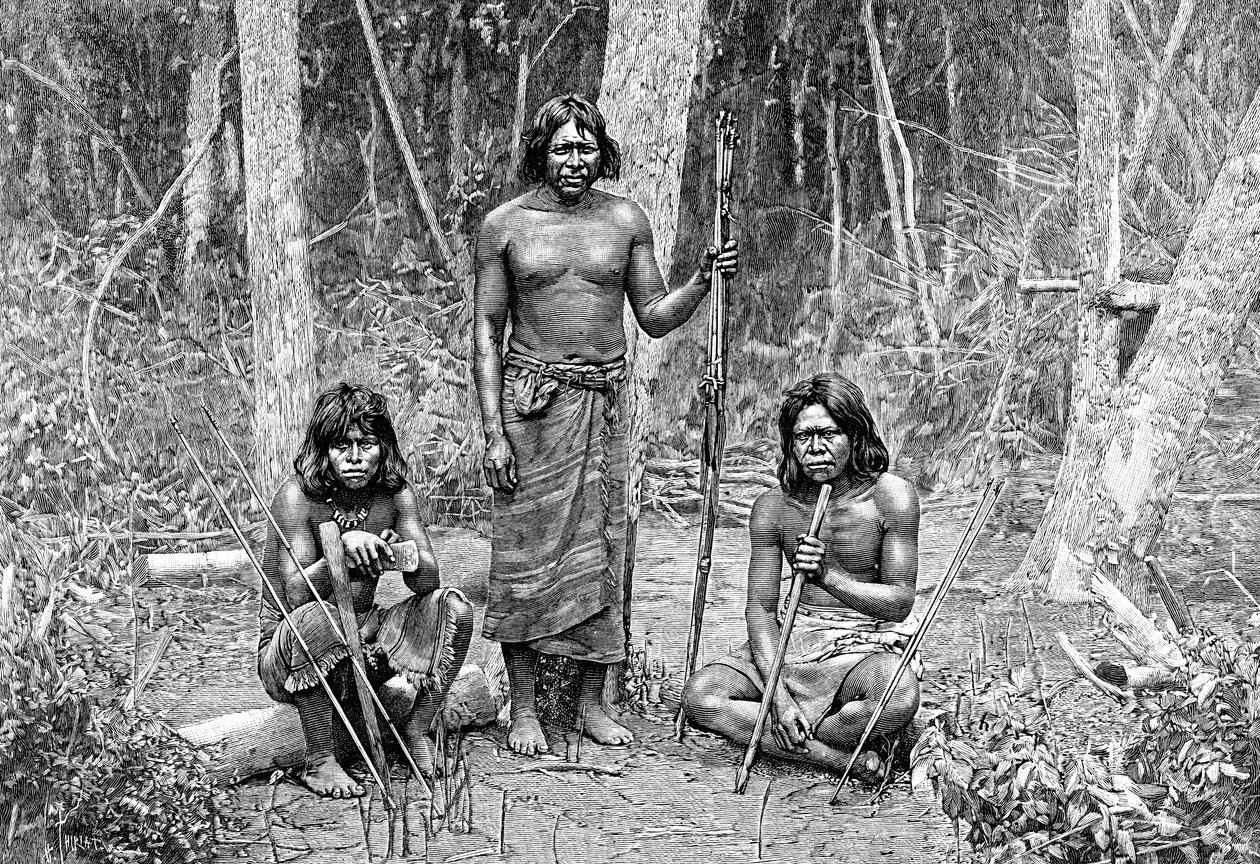 Indianie Angaite, Północne Chaco, Paragwaj, 1895 autorstwa Unbekannt