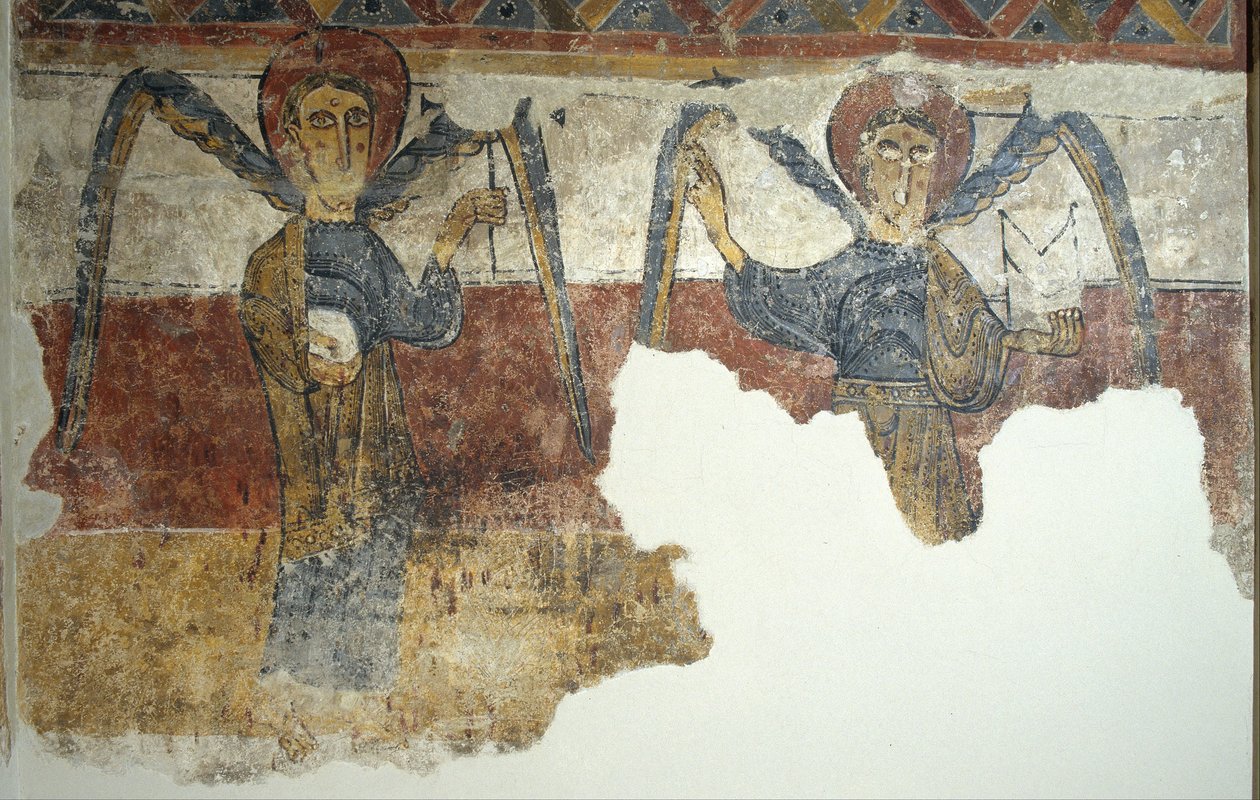 Anioły z Santa Maria de Taüll autorstwa Unbekannt